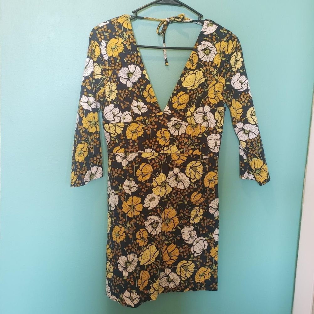 Retro Zara floral dress